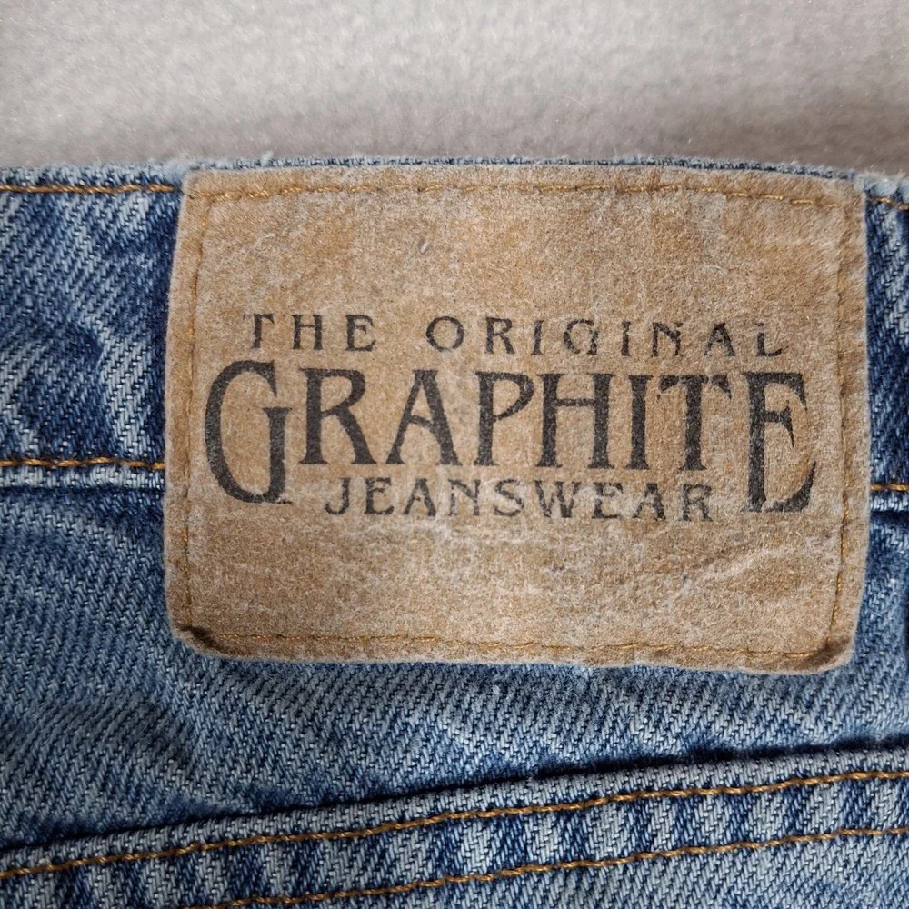 The Original Graphite Straight Denim Jeans Men's 30x31 Blue Medium Wash 5-Pocket